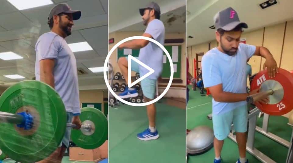 [WATCH] Rohit Sharma Hits The Gym To Prepare for Asia Cup 2023